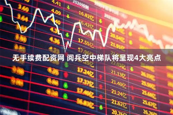 无手续费配资网 阅兵空中梯队将呈现4大亮点